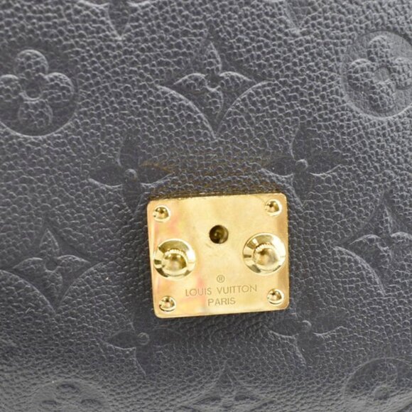 Louis Vuitton Metis Pochette Empreinte Leather Crossbody Bag Navy Blue - Picture 15 of 15